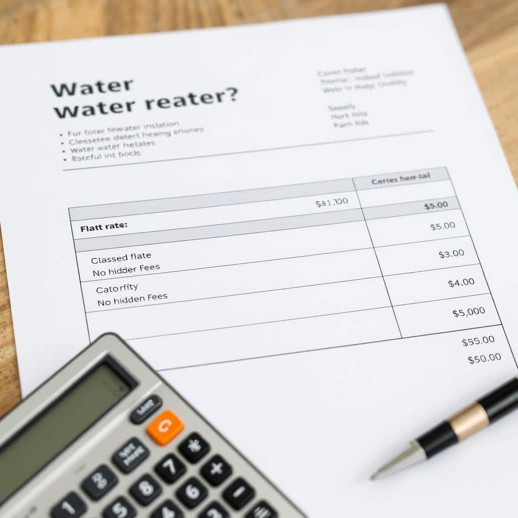 Average water heater replacement expenses explained