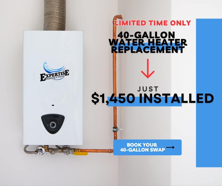 Emergency water heater replacement service