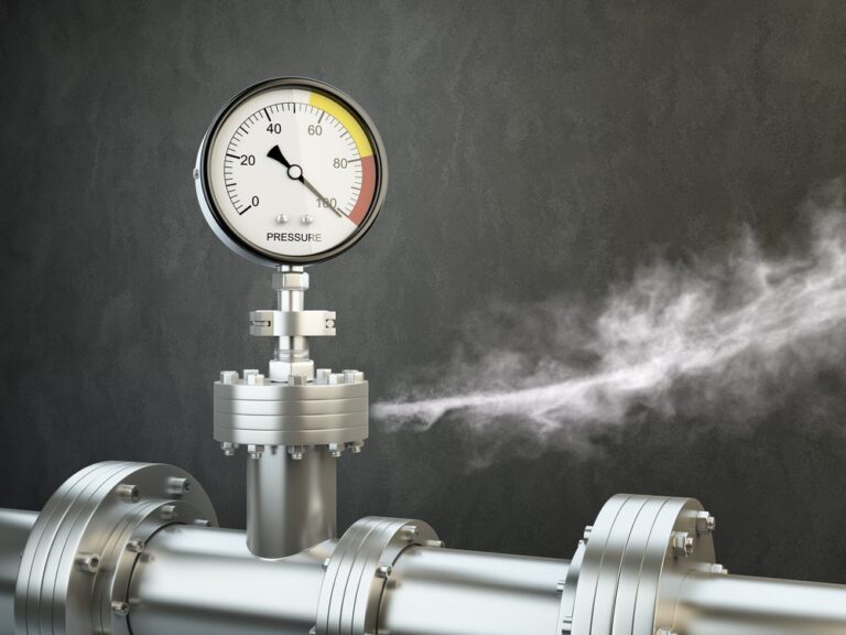 Professional gas line repair service fixing a leak