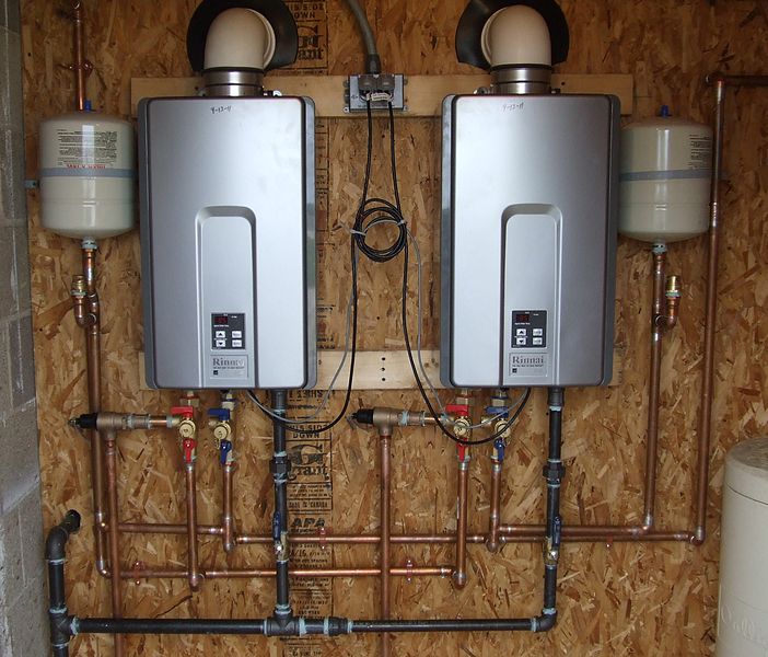 new tankless water heater