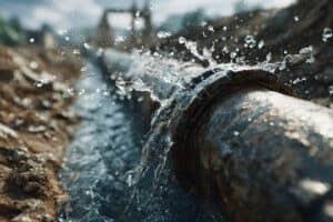 water main break