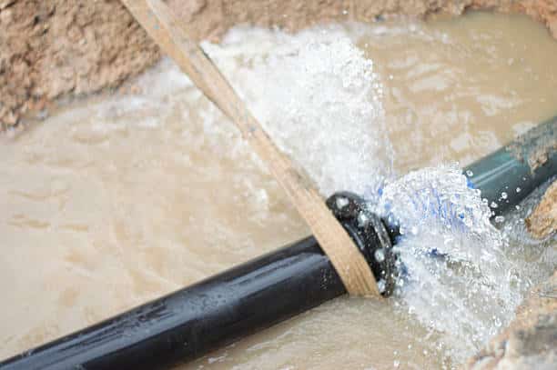 broken water main