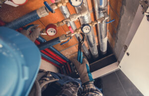 newly installed pipes